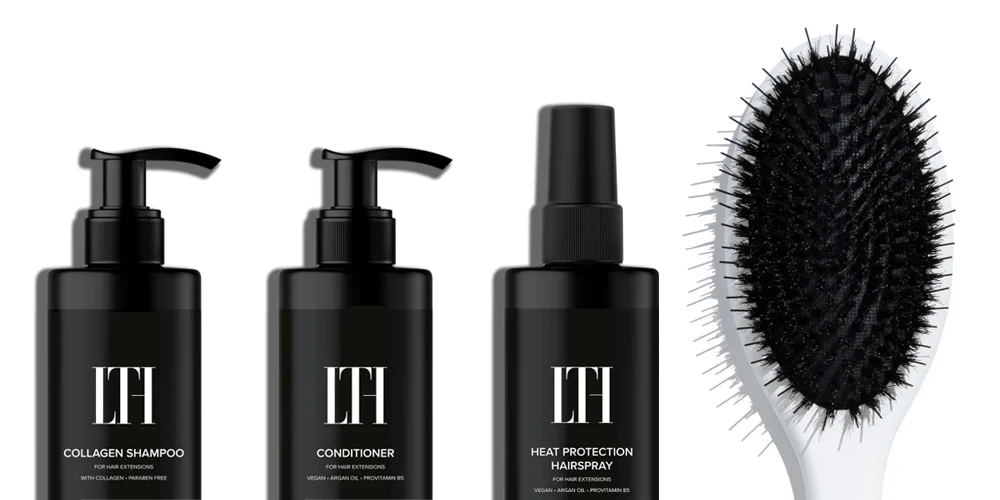 Pflegeprodukte für Extensions